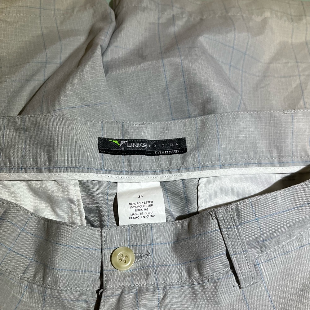 Links Edition Gray Plaid Pants